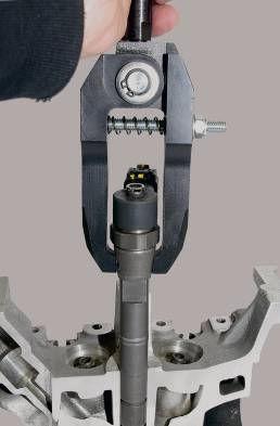 Universal injector removal set UNI II 10 pcs., manual operation with gripping claw