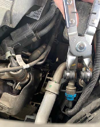 Plug-in connector release pliers