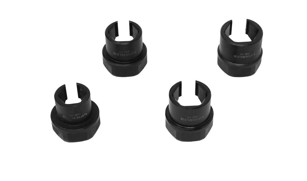 Socket spanner set for injection line 4 pcs. SW 14 / 17 / 18 / 19 mm