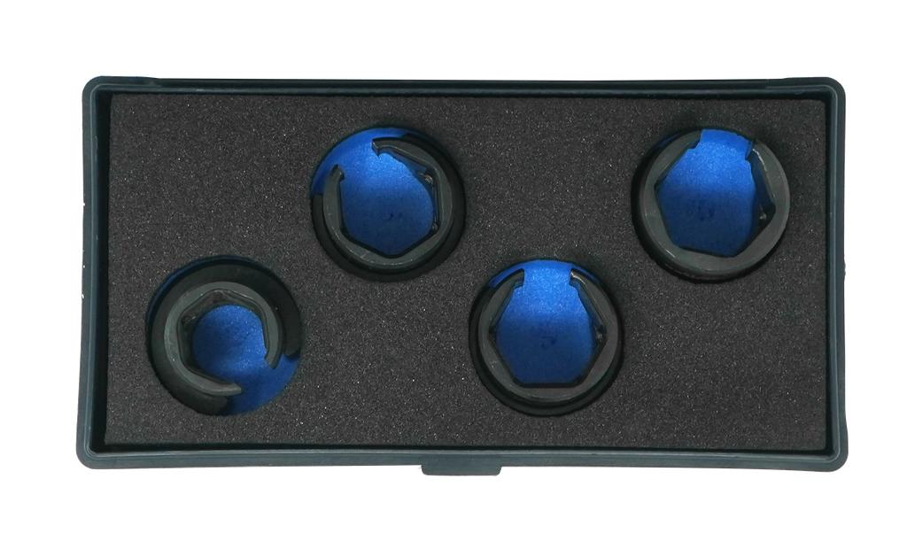 Socket spanner set for injection line 4 pcs. SW 14 / 17 / 18 / 19 mm