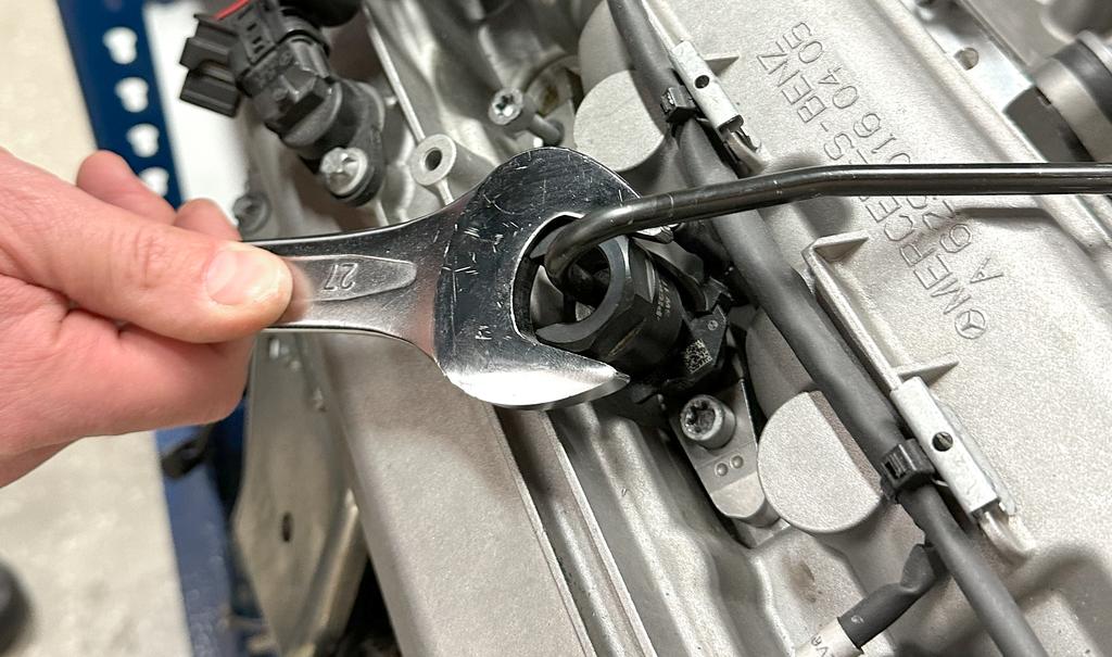 Socket spanner set for injection line 4 pcs. SW 14 / 17 / 18 / 19 mm