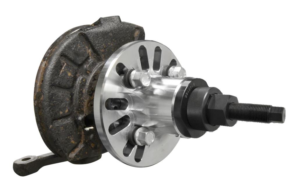 Drive shaft pulling tool incl. adapter for Wallmek base unit