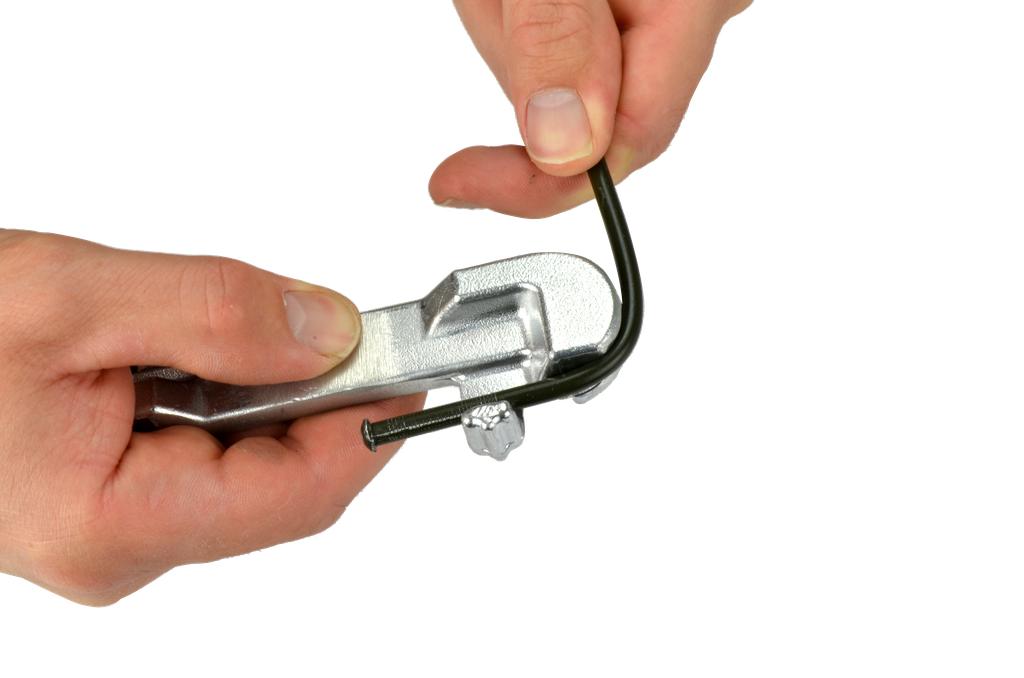 Vehicle brake flaring tool model M for SAE and DIN single and double flang