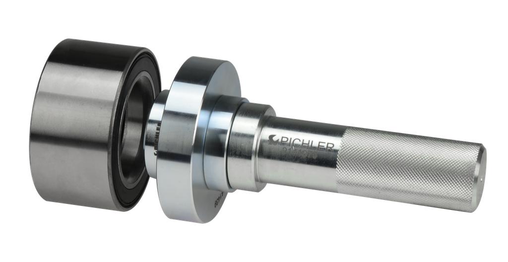 Universal press piece set 45 pcs. Ø50-135 mm incl. guide Ø34 mm-Ø55 mm