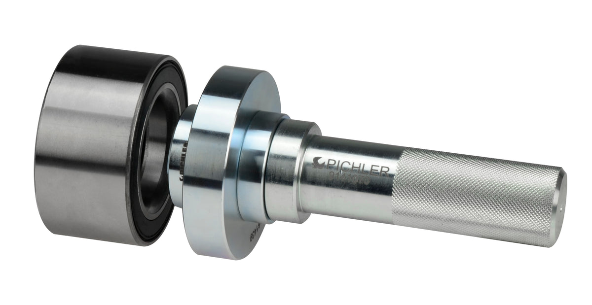 Universal press piece set 45 pcs. Ø50-135 mm incl. guide Ø34 mm-Ø55 mm