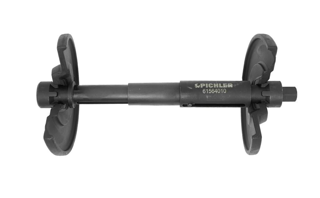 Telescopic internal spring compressor