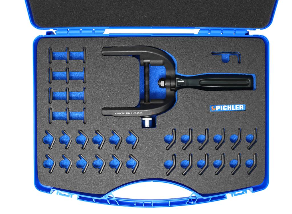 Circlip tool incl. 5 tip sizes (Ø 2.2 / 2.5 / 3.0 / 3.5 / 3.8 / 4.2 mm