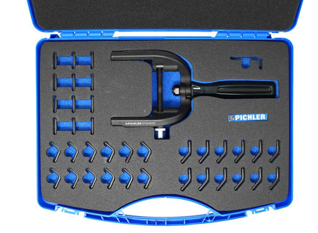 Circlip tool incl. 5 tip sizes (Ø 2.2 / 2.5 / 3.0 / 3.5 / 3.8 / 4.2 mm