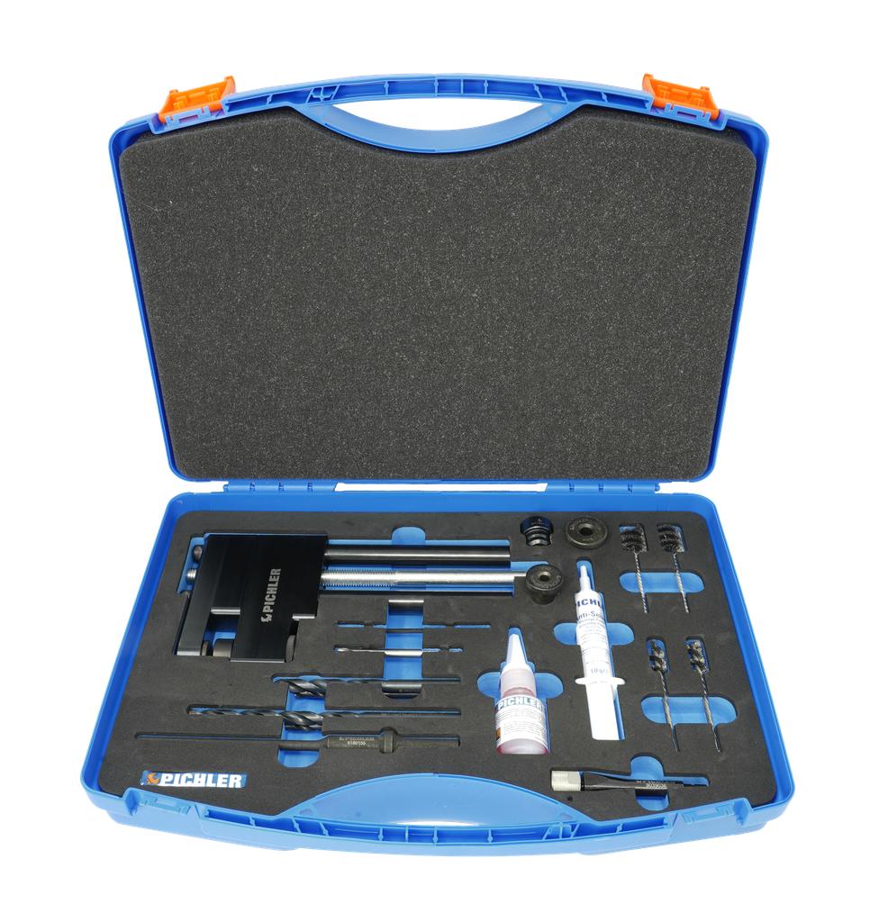 Drilling-out kit VAG 4-link bolt with cleaning brushes VW / Audi / Skoda