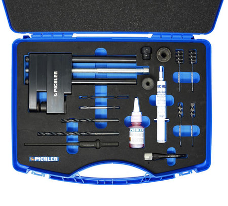 Drilling-out kit VAG 4-link bolt with cleaning brushes VW / Audi / Skoda