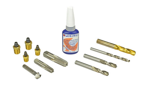 Brake calliper bleeder valve repair kit 12 pcs. 1/4" 1/8" NPT
