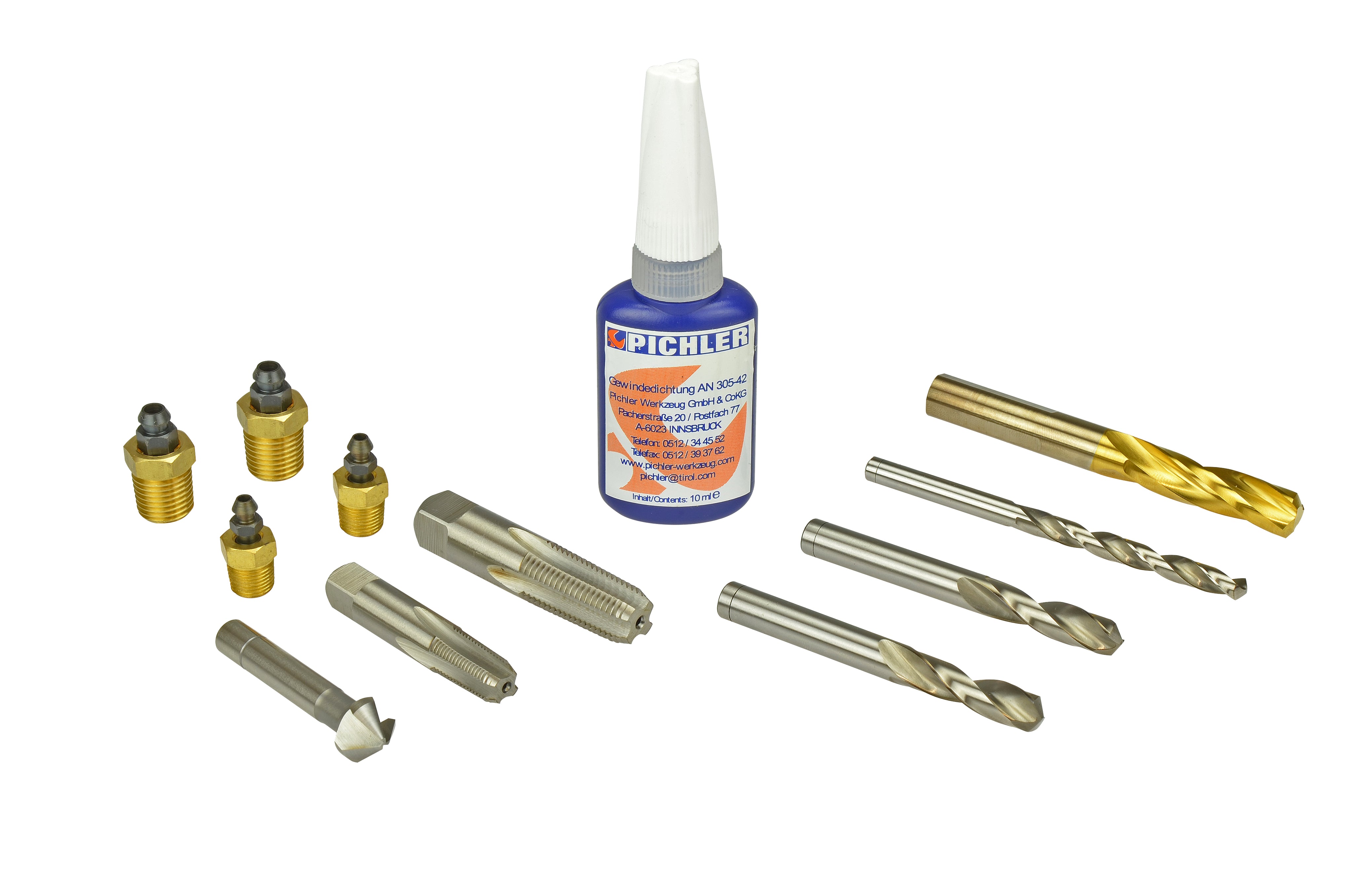 Brake calliper bleeder valve repair kit 12 pcs. 1/4" 1/8" NPT