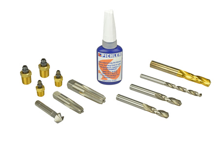 Brake calliper bleeder valve repair kit 12 pcs. 1/4" 1/8" NPT
