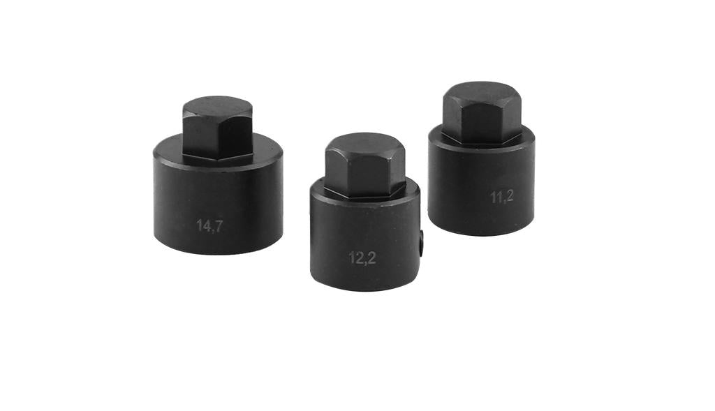 Tap adapter set 3 pcs. M18-M24