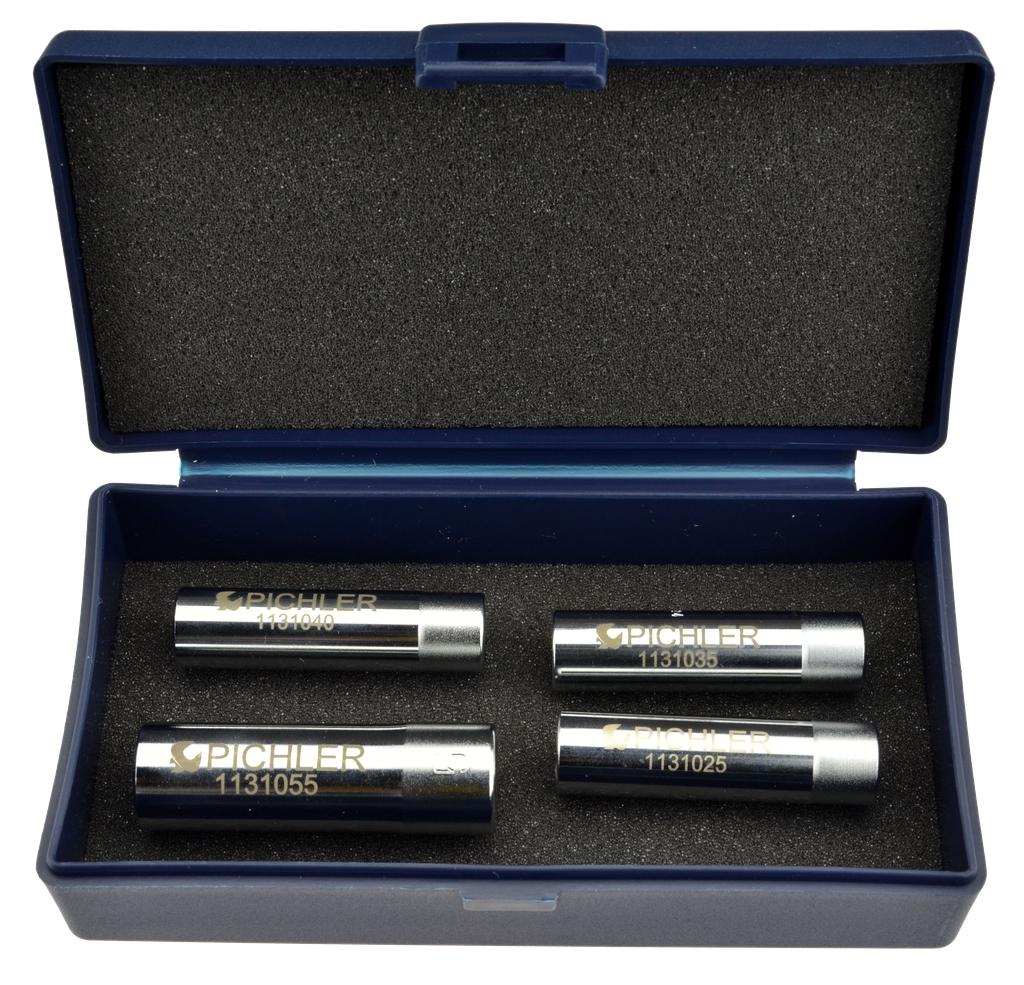 Stud Extractor Set 4 pcs. M2.5, M3.5, M4 and M5