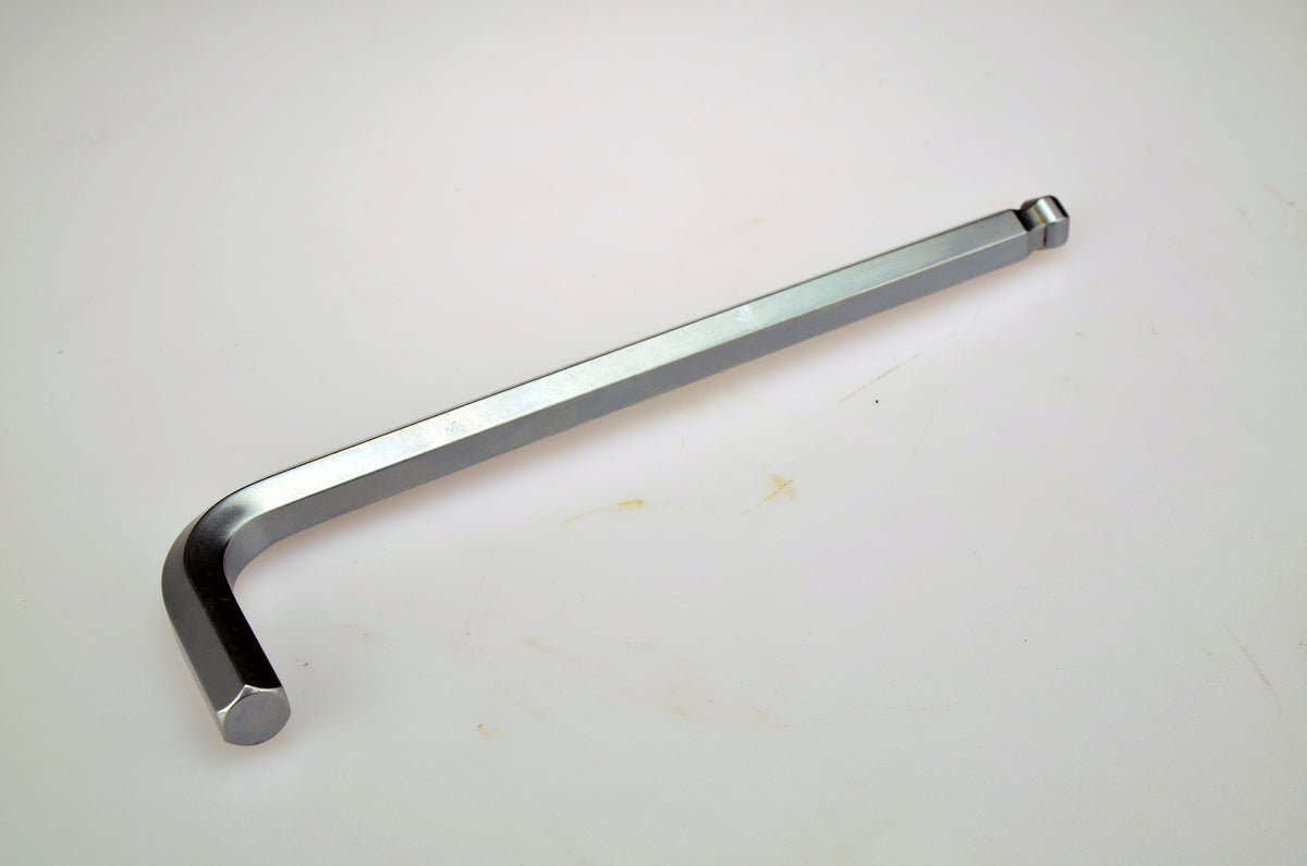 Winkelstiftschlüssel 10mm Innensechskant lang, mit Kugelkopf
