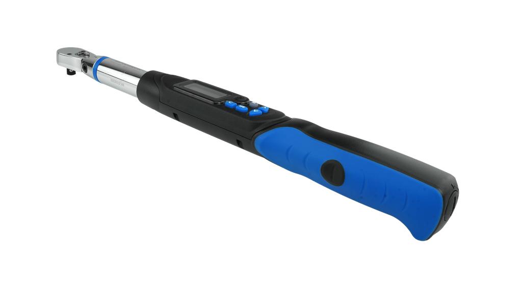 Digital torque wrench 3/8", (6,8) 27 - 135 Nm incl. rotation angle with swivel head