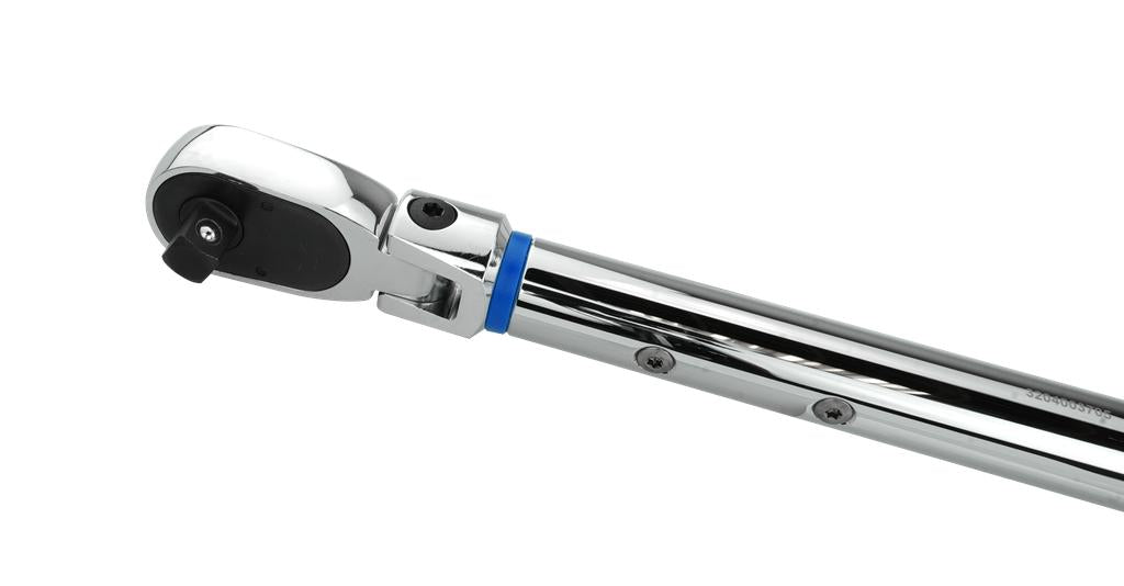 Digital torque wrench 1/2", (17) 68 - 340 Nm incl. rotation angle with swivel head