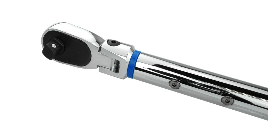 Digital torque wrench 1/2", (17) 68 - 340 Nm incl. rotation angle with swivel head