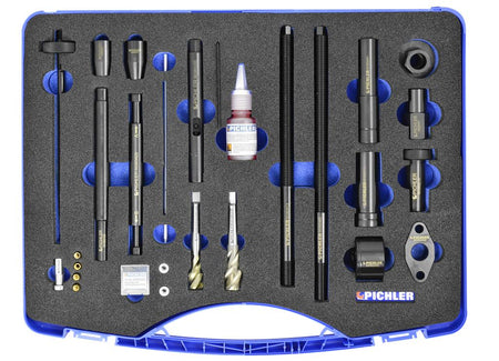 Universal pulling kit for broken injectors
