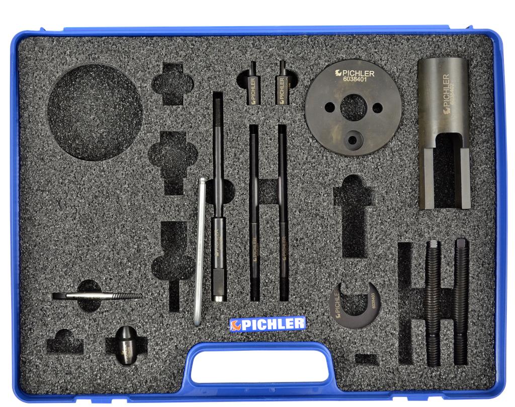 Injector Extractor Set for the Renault dCi G9T/G9U Complementary Set to MB-set