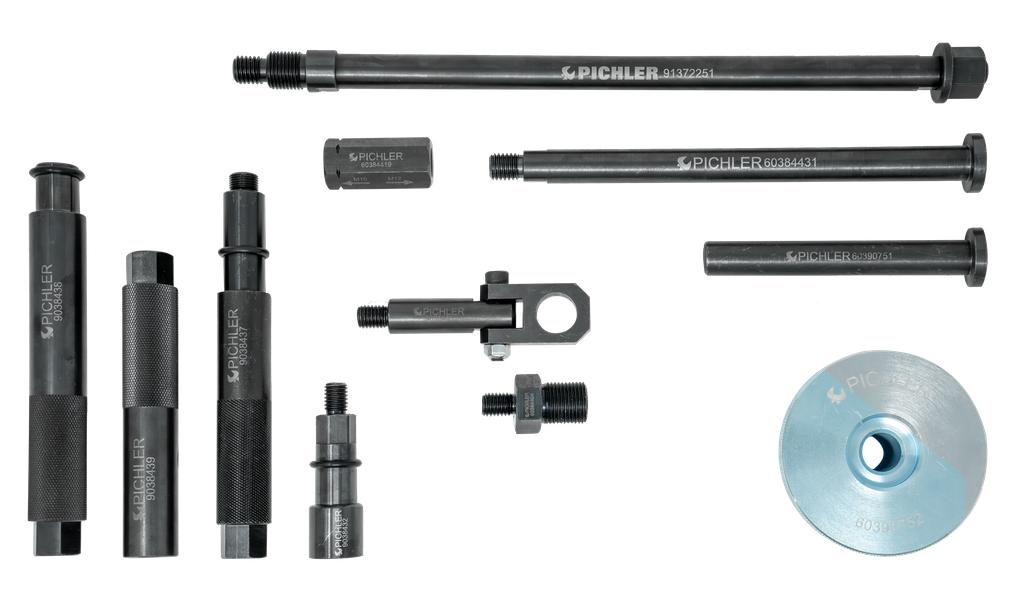 Injector dismantling kit Mod. UNI III, 11 pcs.