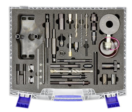 Injector removal set SOFIM with 20 t hydraulic cylinder for F1AE-2,3 l and F1CE 3,0