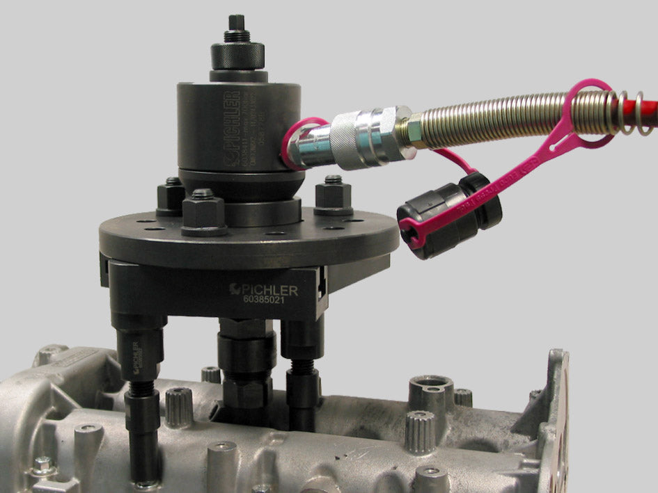 Universal injector removal kit with 12 t hydraulic cylinder