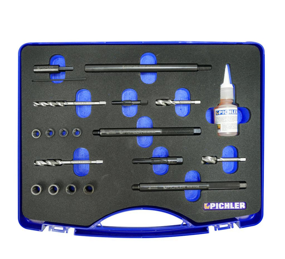 Universal M8x1 & M10x1 glow plug thread repair set p.ex. Mercedes & VAG