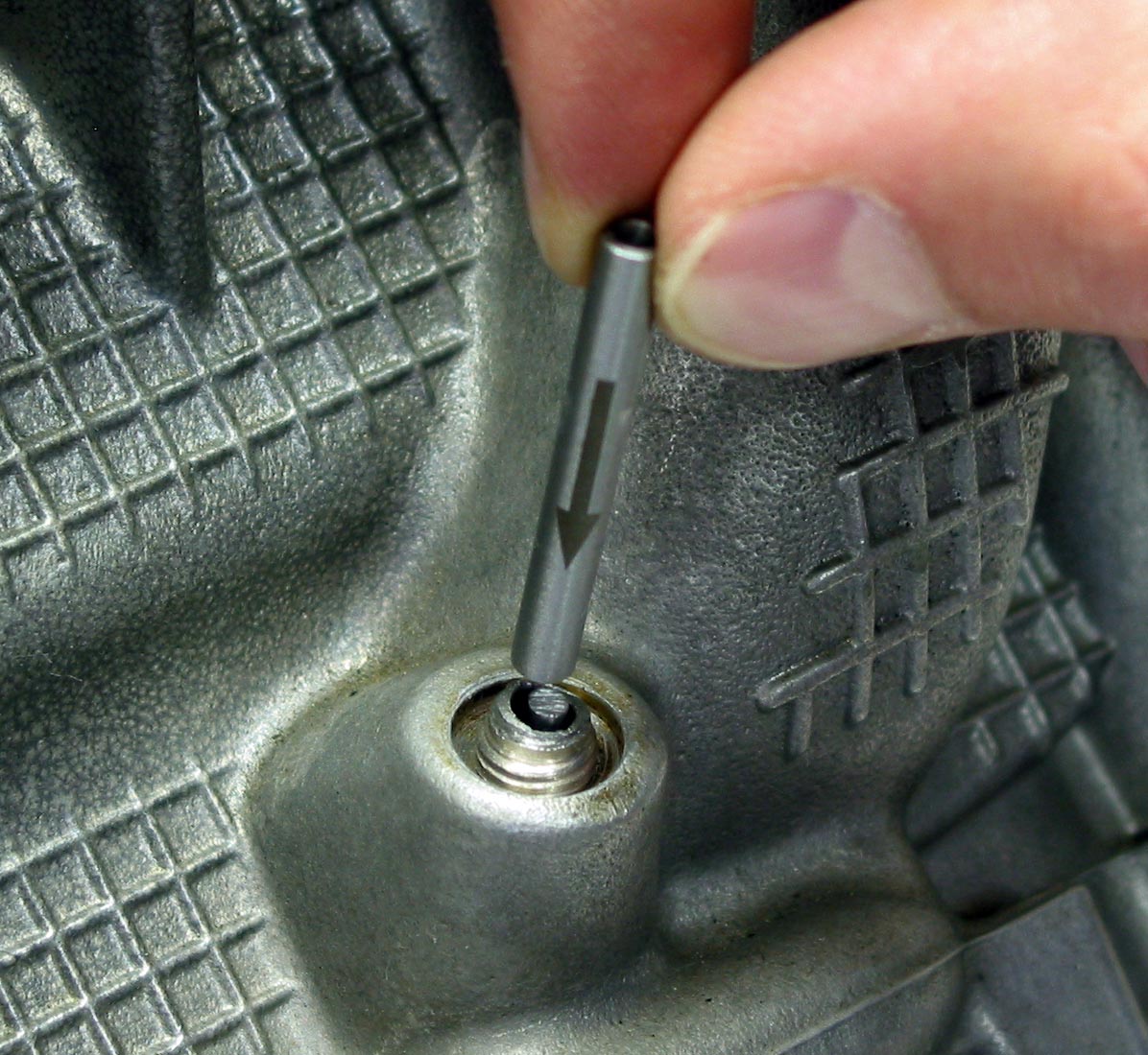 Glow plug middle electron drilling-out Set