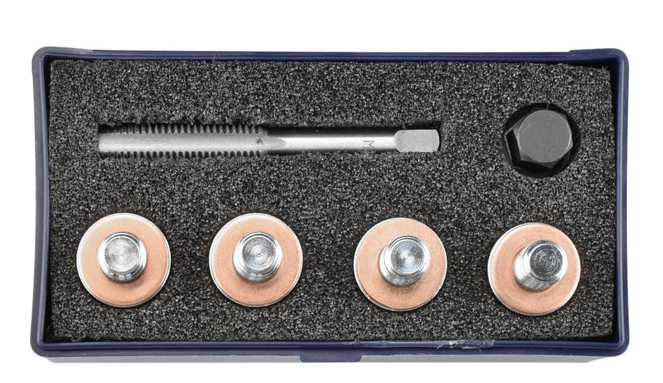 Oil Sump Drain Plug Thread Repair Kit for M10 x 1.5 Drain plugs, e.g. Citroën, Ford, Peugeot