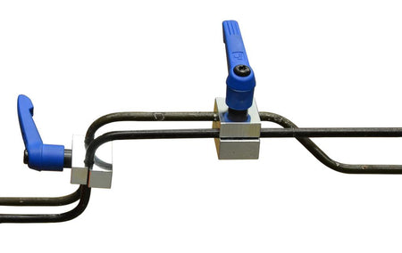 Brake line service set, 14 pcs., incl. flaring tool, bending device, holding clamps and pipe cutter