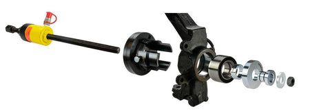 Universal pressure piece set incl. distance sleeve