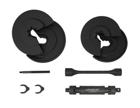 Telescopic internal spring compressor