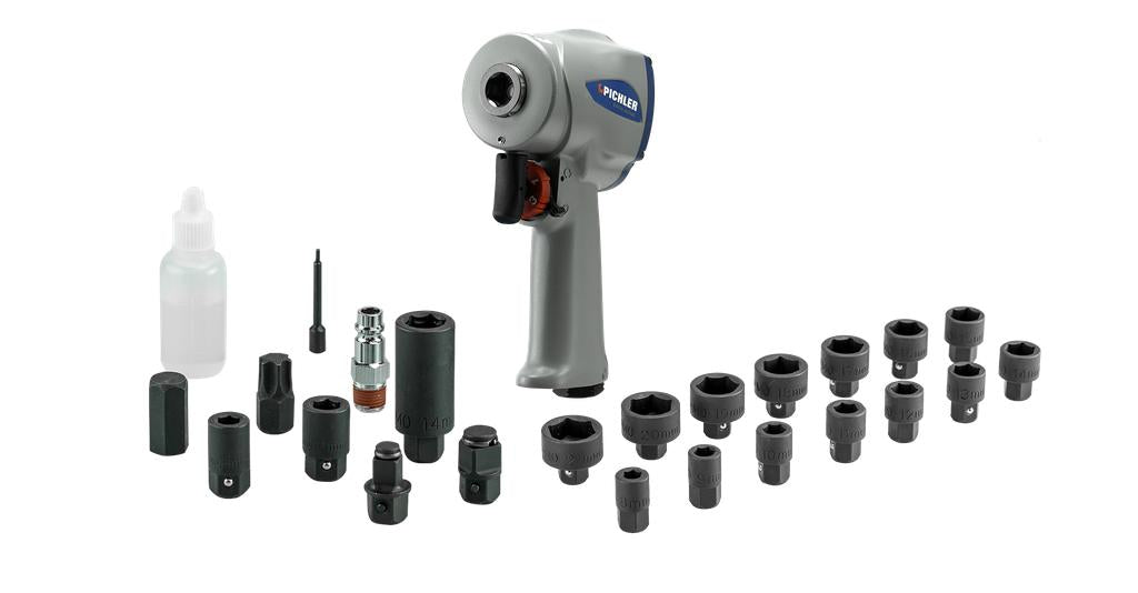 XS-MULTI Schlagschrauber Set & Impact Stecknuss Set 15-tlg.