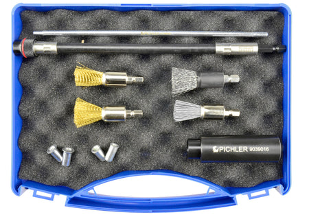 Cleaning brushes starter set mixed Steel and brass brushes