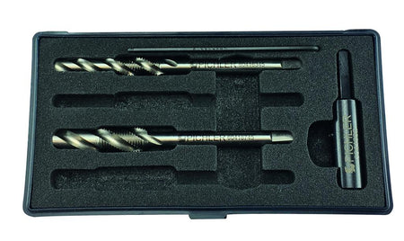 Special tap set with square for glow plug mounting thread M8x1 and M10x1
