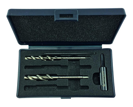 Special tap set with square for glow plug mounting thread M8x1 and M10x1