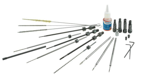 Universal broken glow plug tip removal set M8x1, M9x1, M10x1 & M10x1.25