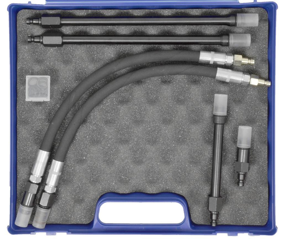 Plug adapter set 6 pcs. M14x1,25 Coupling NW 5 and backslide valve