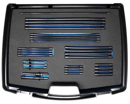 Analog pressure testing device for AdBlue, fuel and cooling systems
