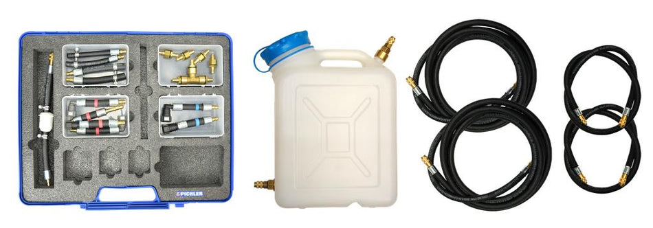Universal Fuel System Cleaning Kit Metric, 21 pcs.
