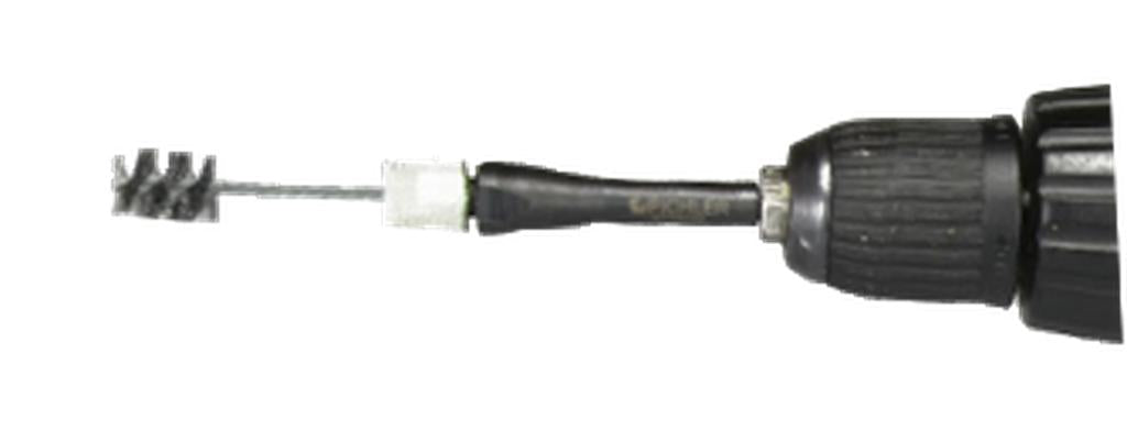 Twisted-wire brush cleaning set with brushes Ø 6, 8, 10, 13 & 16 mm