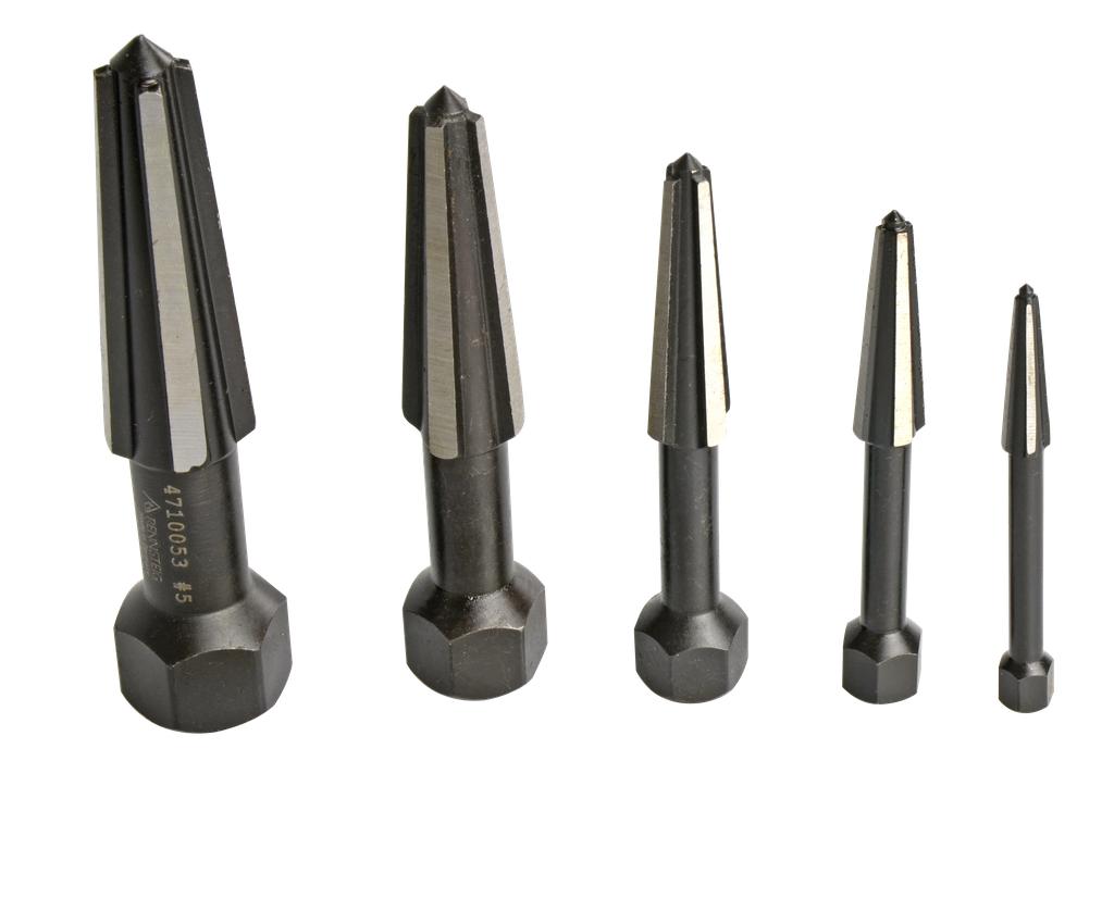 Easy Out Screw Extractor Set 5 pcs M5 - M20 - dual-edged for right-and left