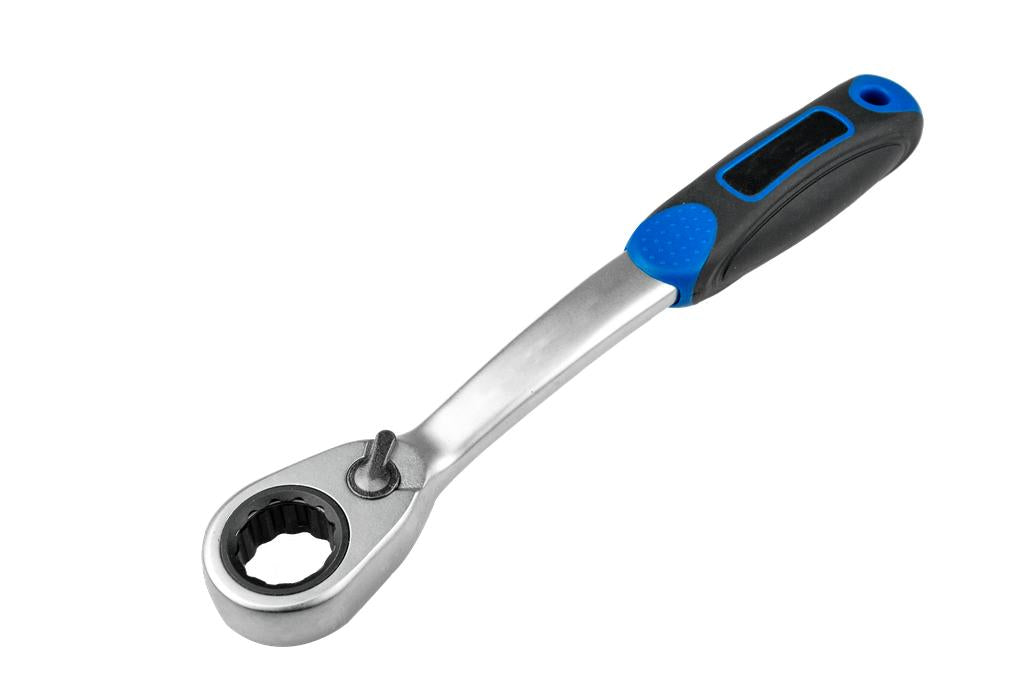 Umschaltknarre 21 mm Aufnahme, offen 6-kant, Länge: 245 mm