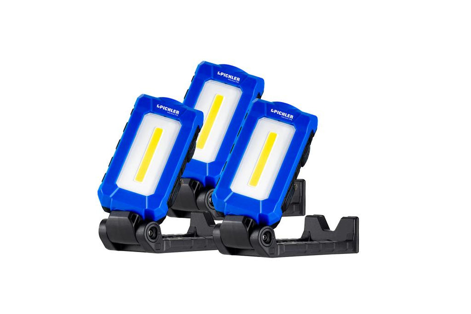 Foldable LED pocket light 360° Rotation function 3 pcs.