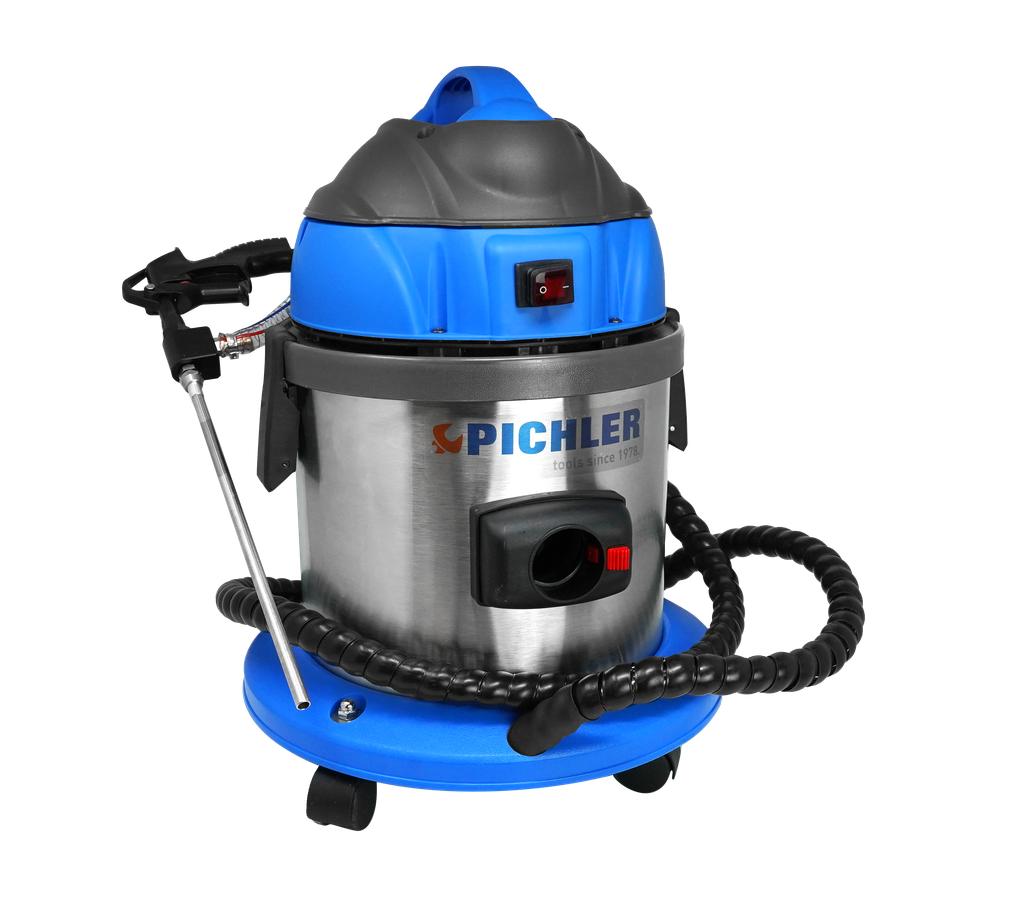 Walnut shell jet blasting unit for cleaning carbon deposits in the engi